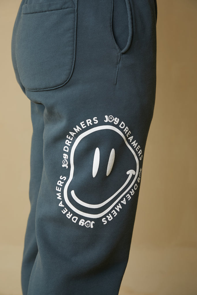 Big Smiles Sweatpants - Galaxy Teal - Joy Dreamers